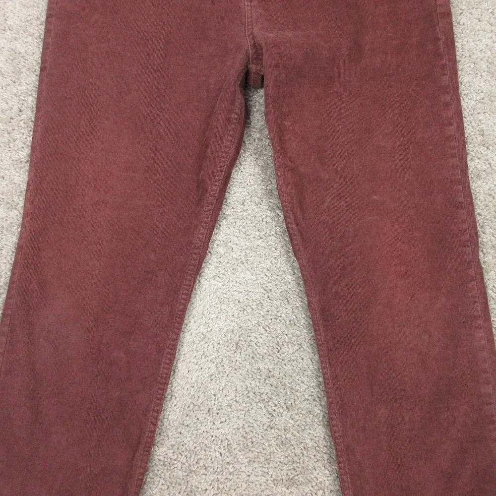 Banana Republic Pants Mens 35x32 Red Faded Corduroy 5 Pocket‎ Chino Barn Chore